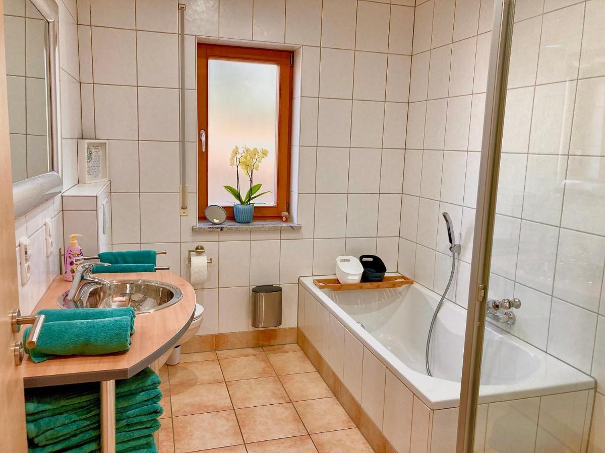 Ferienwohnung Gerne-Da Grossrinderfeld Esterno foto