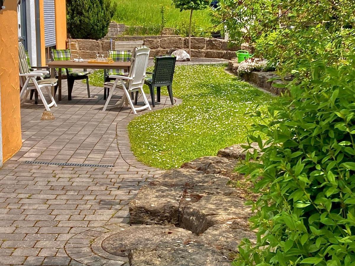 Ferienwohnung Gerne-Da Grossrinderfeld Esterno foto