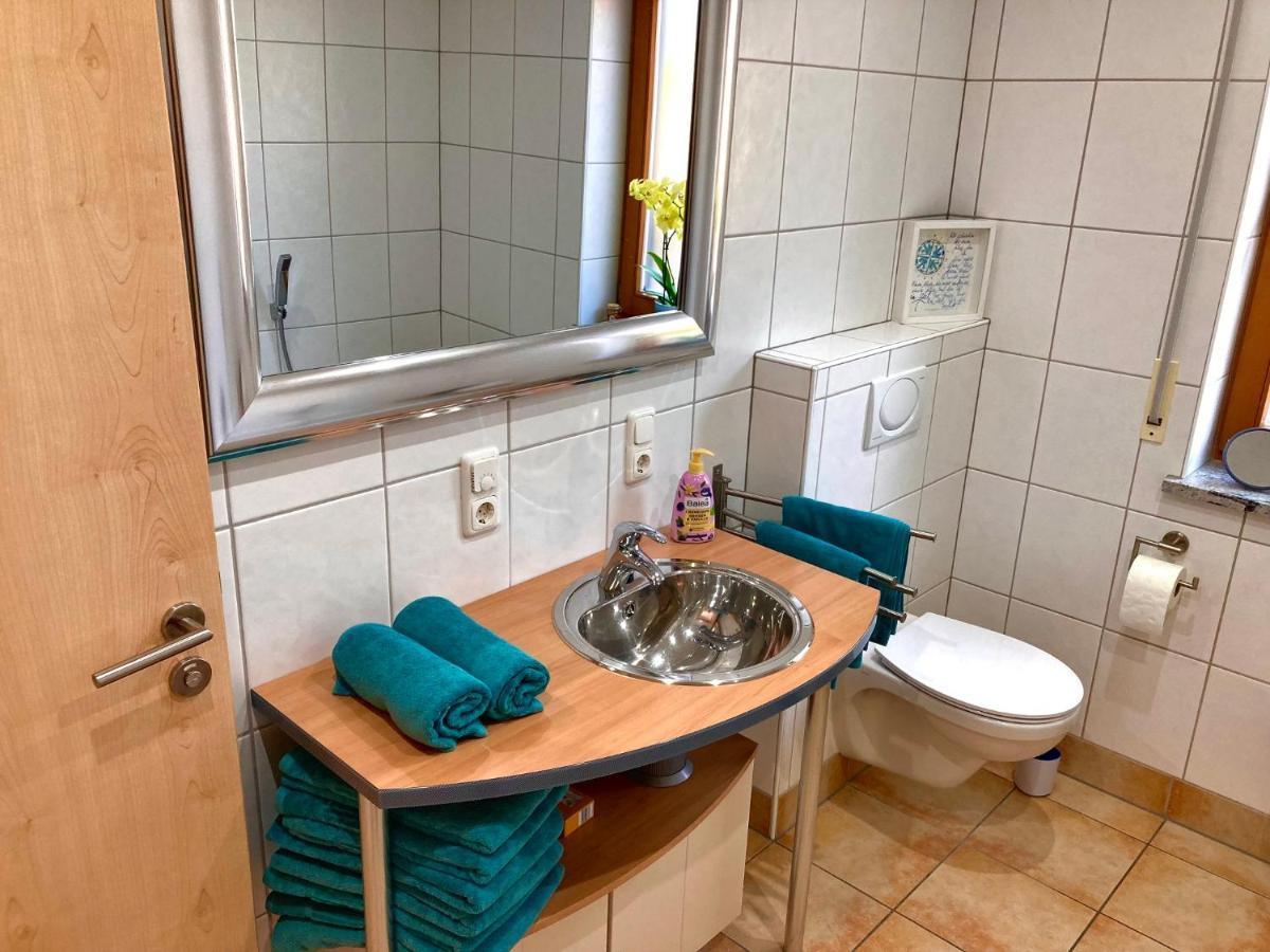 Ferienwohnung Gerne-Da Grossrinderfeld Esterno foto