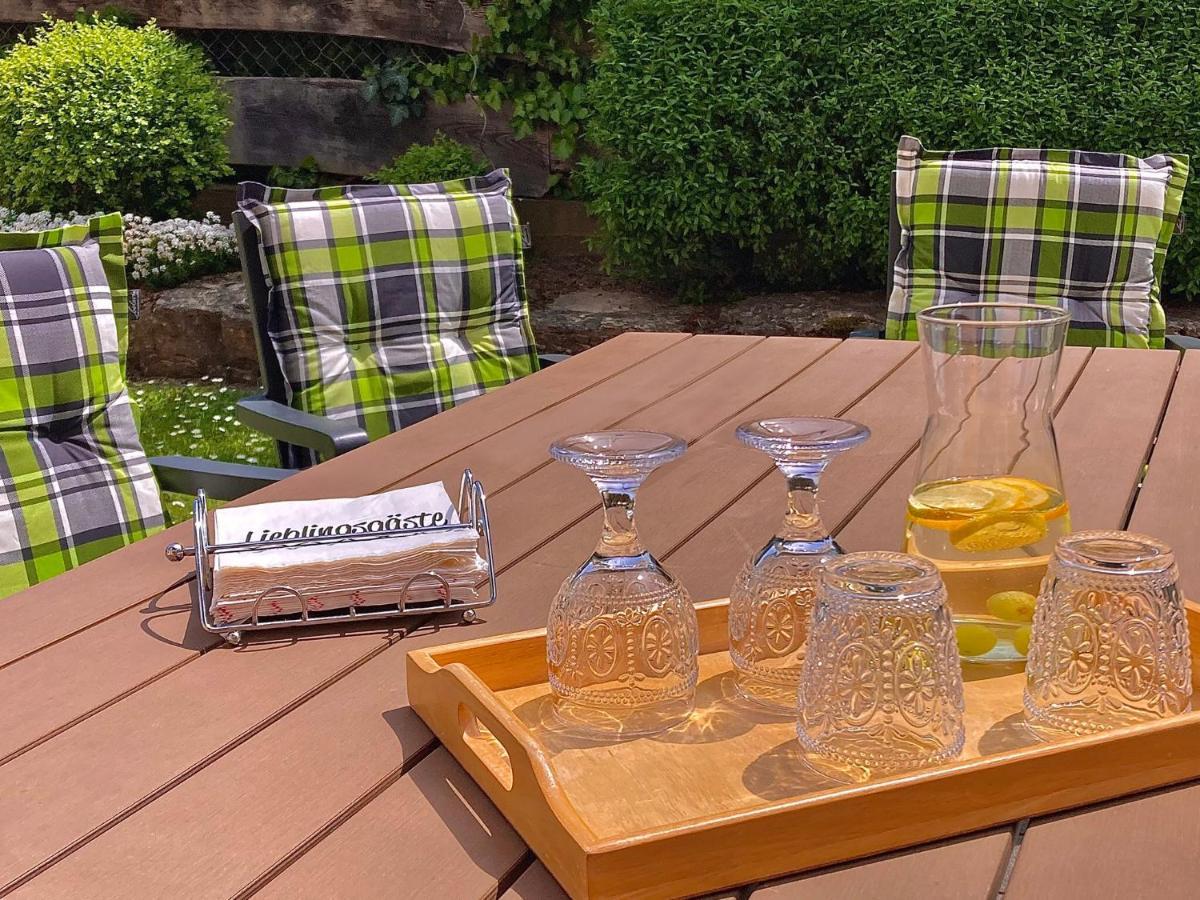 Ferienwohnung Gerne-Da Grossrinderfeld Esterno foto